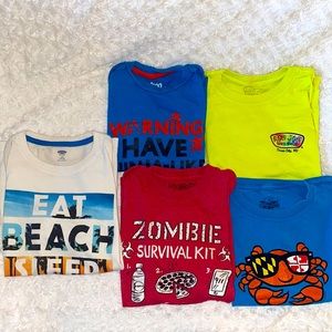 5 Graphic Boys T-shirts